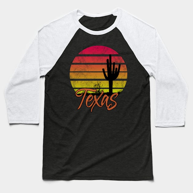 Texas Baseball T-Shirt by valentinahramov